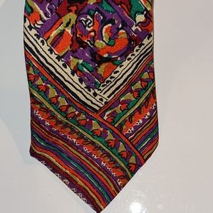 Alfred Missoni multi color tie